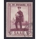 ALEMANIA ESTAMPILLA SARRE 1955 ESTAMPILLA COMPLETA USADA